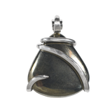 Chalcopyrite Handmade Stone Pendant Wrapped in Silver