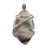 Imperial Jasper Stone Pendant hand wrapped in Silver
