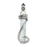 Aquamarine Crystal Stone Pendant Hand Wrapped in Silver